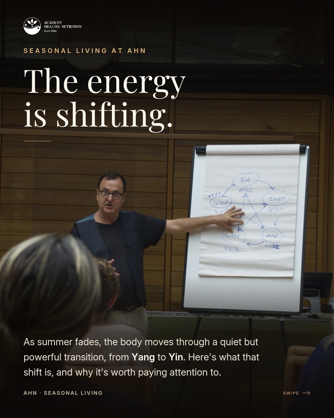 As summer fades, the body moves through a quiet but powerful shift, from Yang to Yin. 

Swipe through for what that transition actually looks like, and this month we&rsquo;re sharing the Spleen-tonifying foods that support it, plus a recipe to bring 