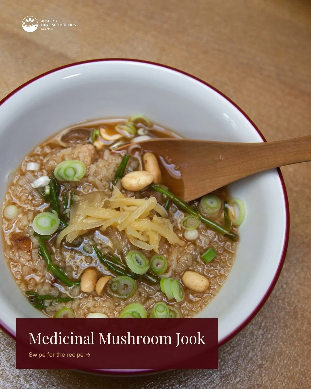 Few dishes are as classically Spleen-tonifying as jook. This slow-simmered rice porridge is warm, easy to digest, and endlessly adaptable, making it one of the gentlest ways to support your body through the Yang-to-Yin transition.

Built on a base of