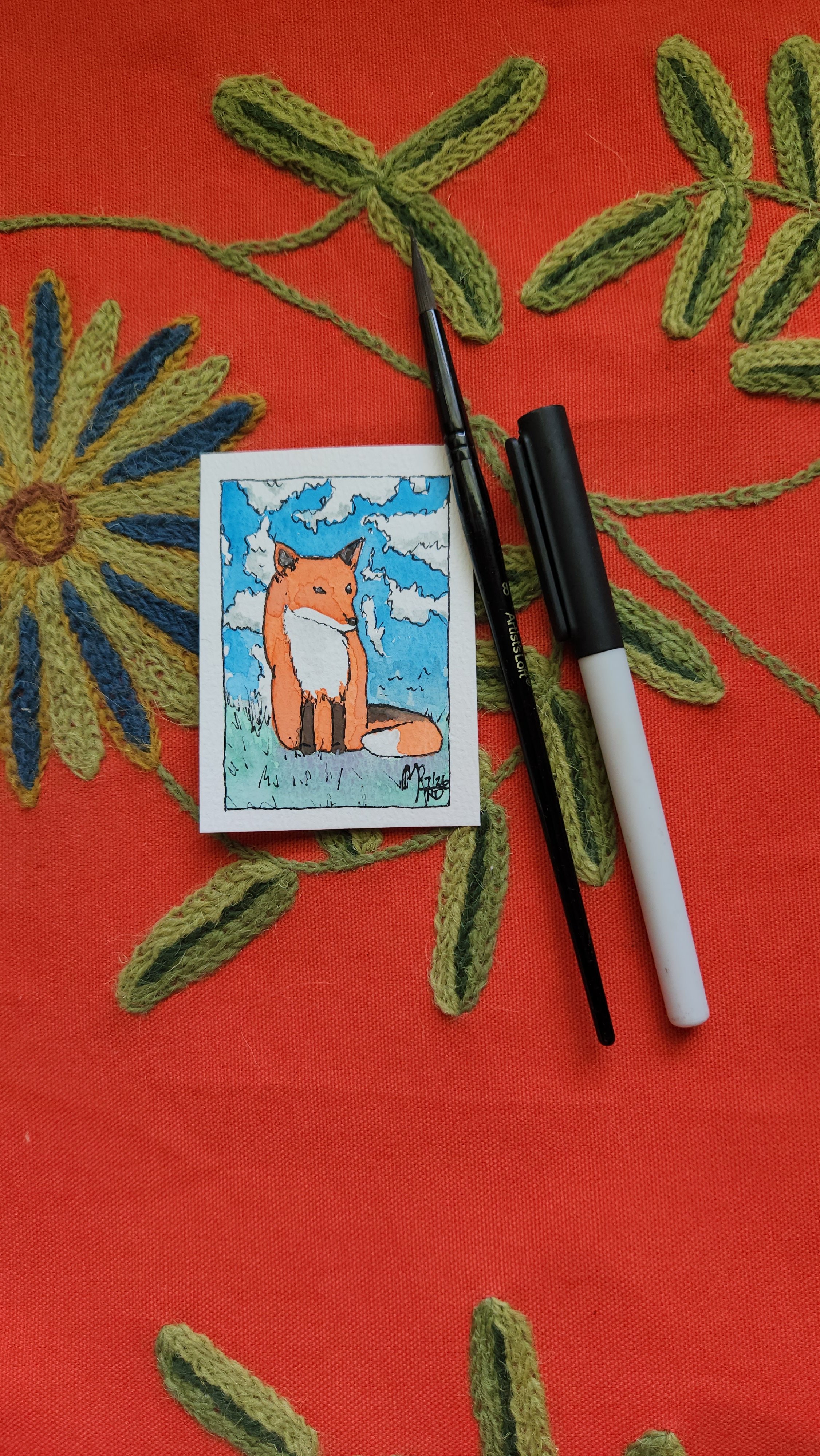 ACEO - Theo - Woodland Creature Collection