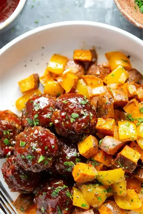 Honey Teriyaki Meatballs