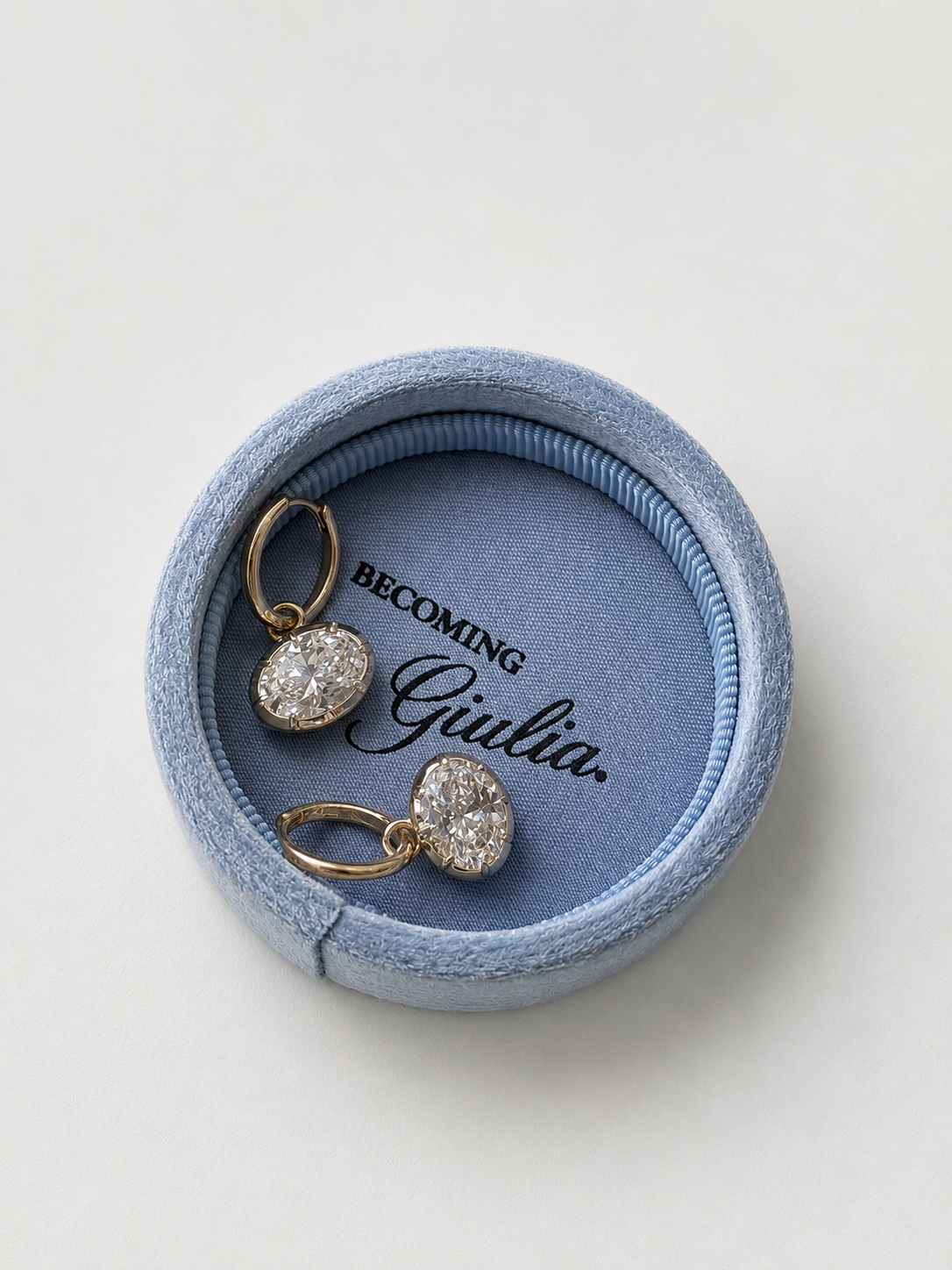 Oval Drop Earrings