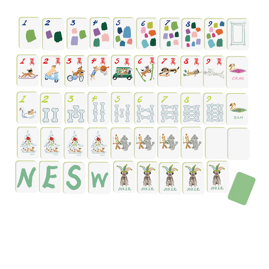Doggie Mahjong Tiles