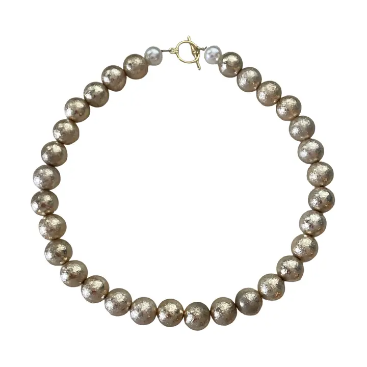 Holden Gold Crinkle Necklace