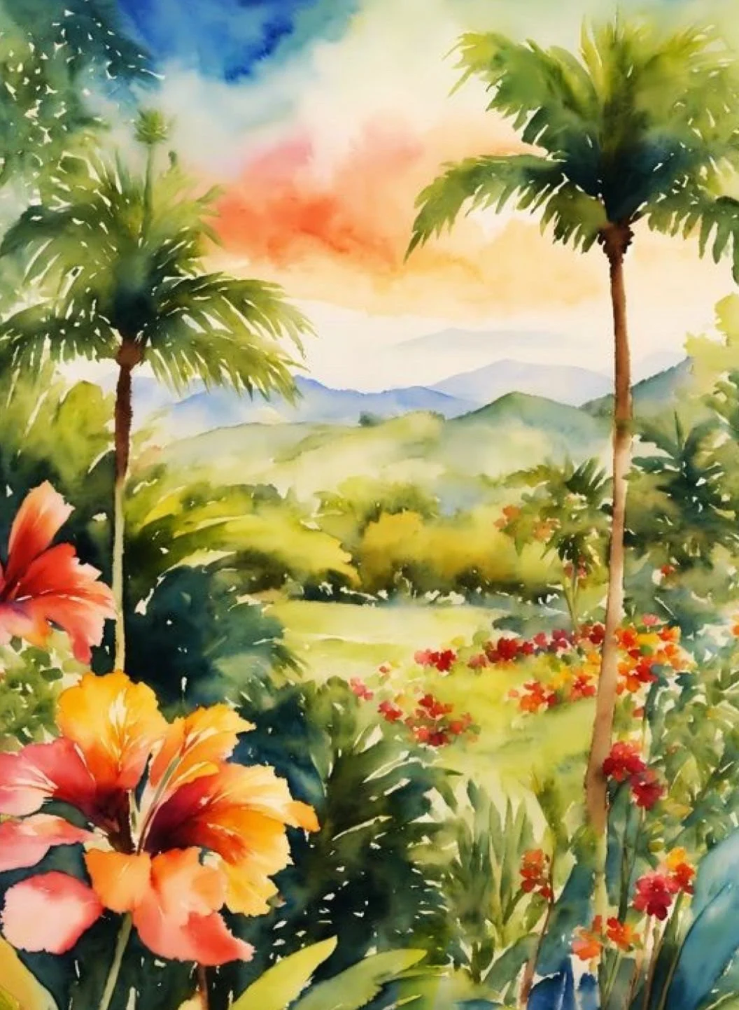 Cloud Forest Watercolors