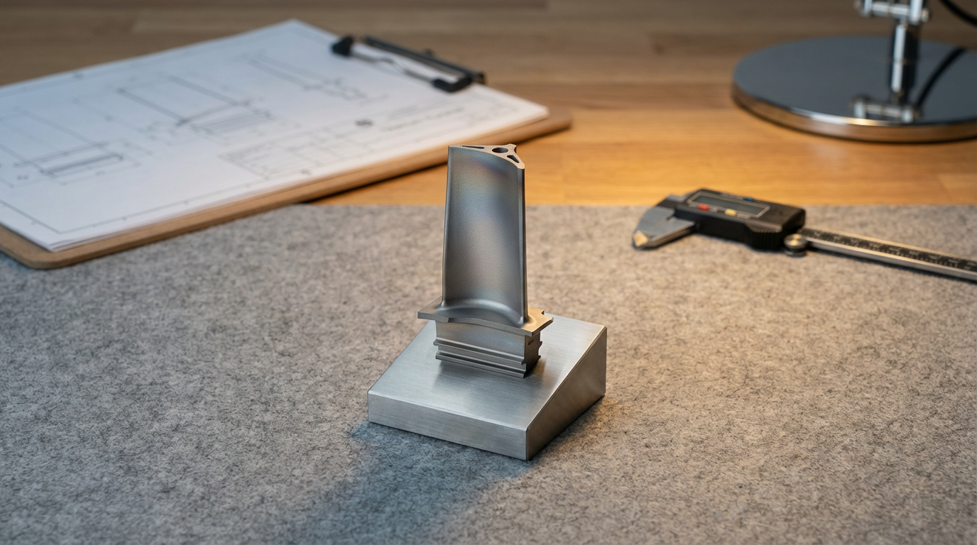 Titanium Turbine Blade
