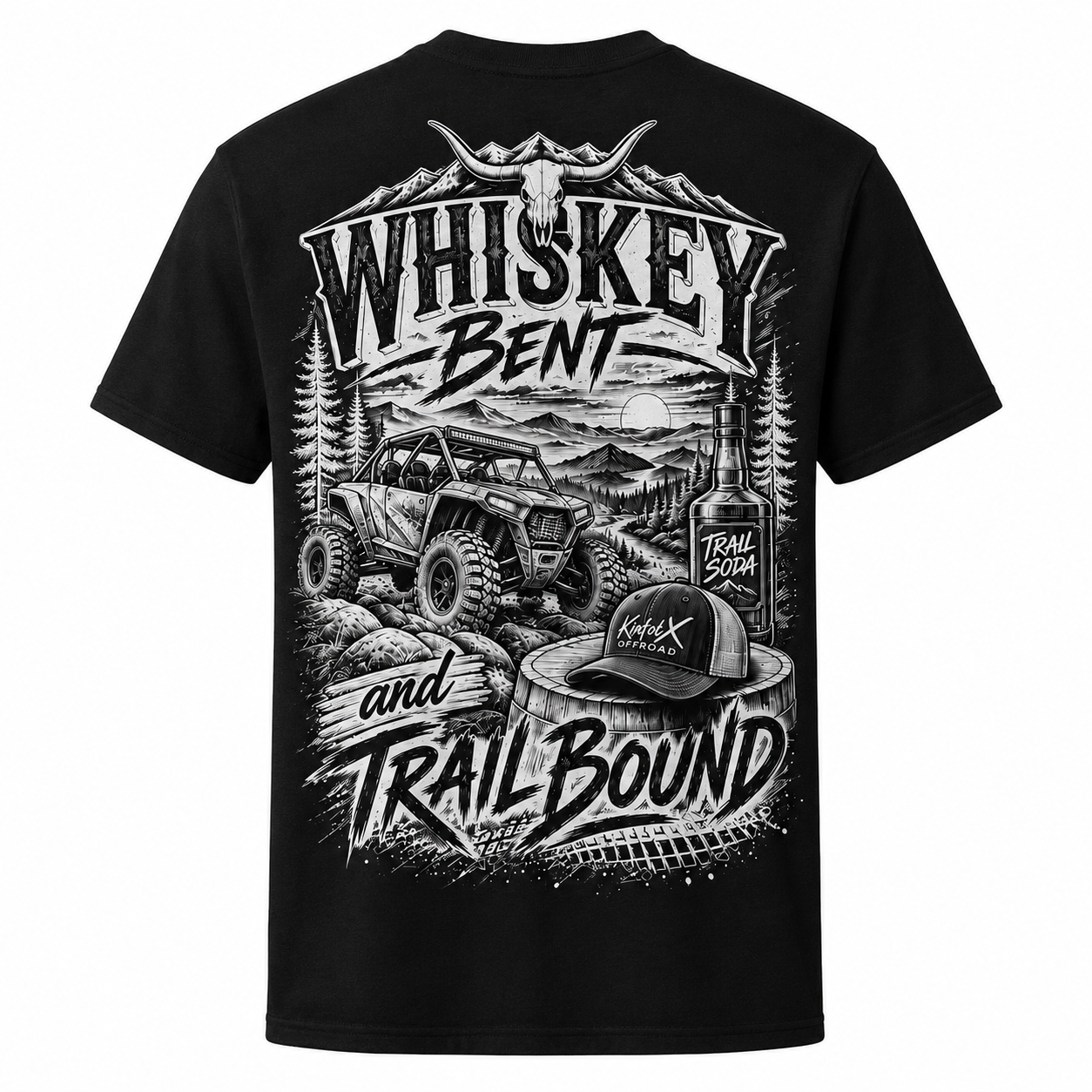 Whiskey Bent - Black/White
