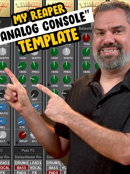 Reaper Analog Style Console Template