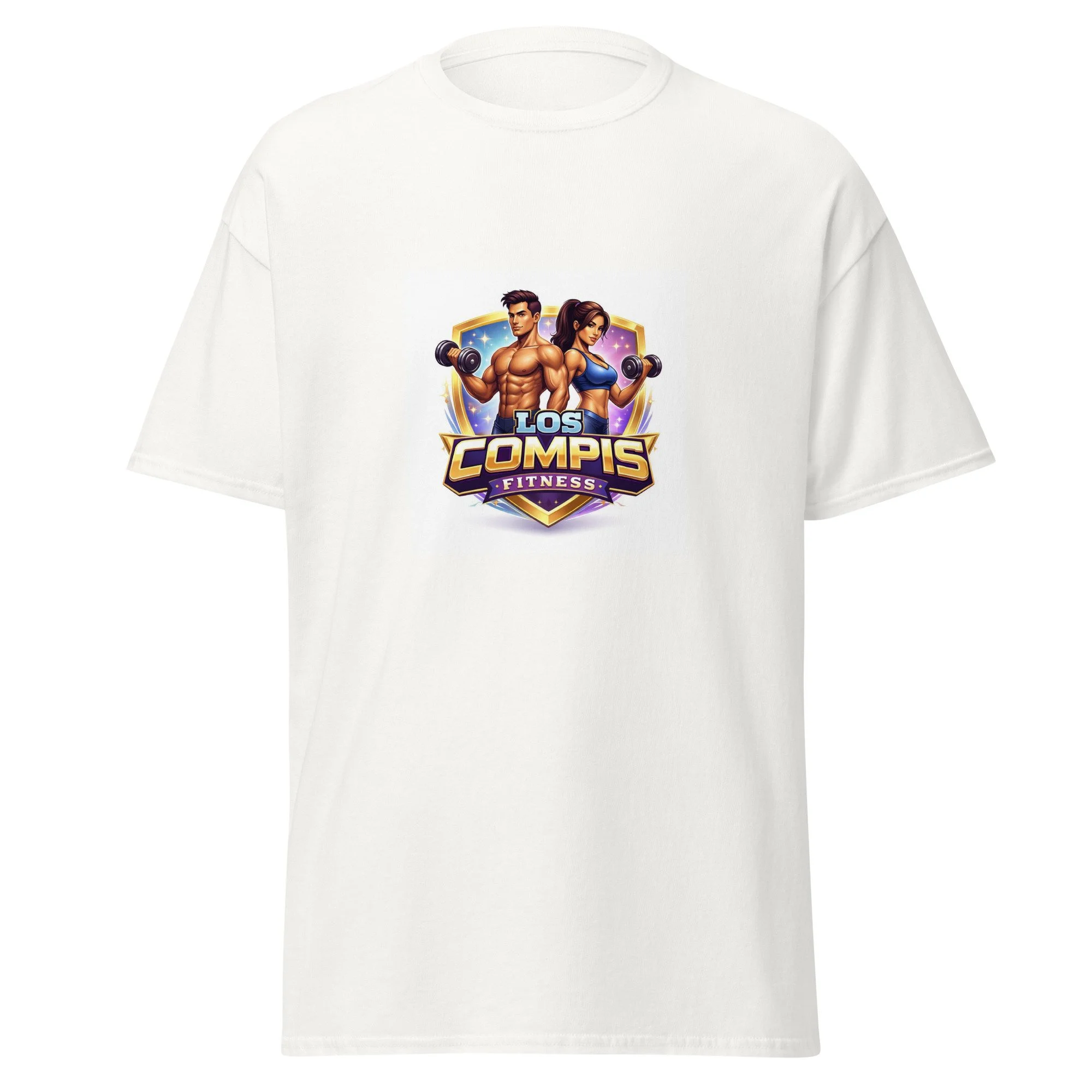 Camiseta Los Compis Fitness Blanca