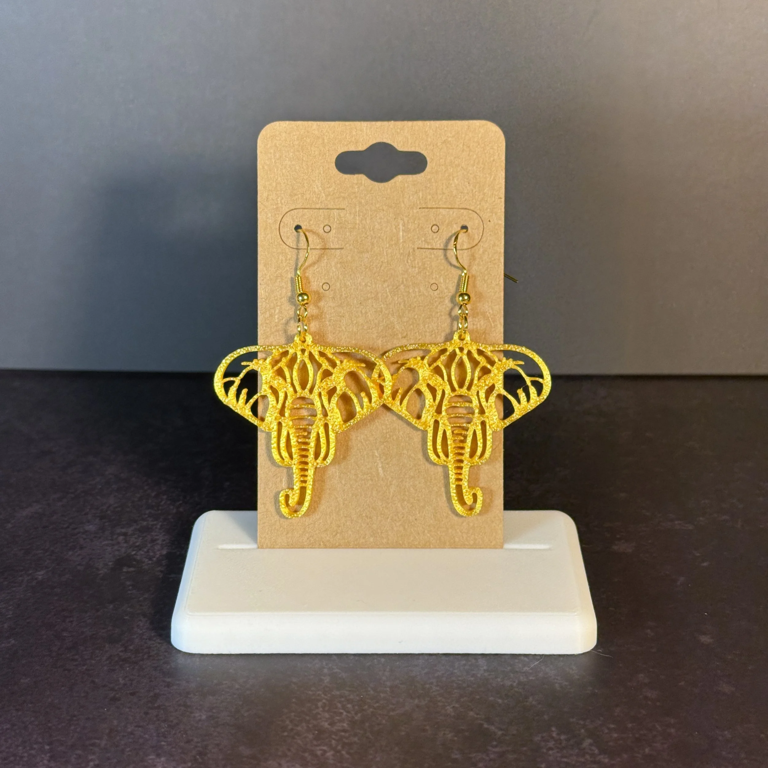 Elephant Head Earrings