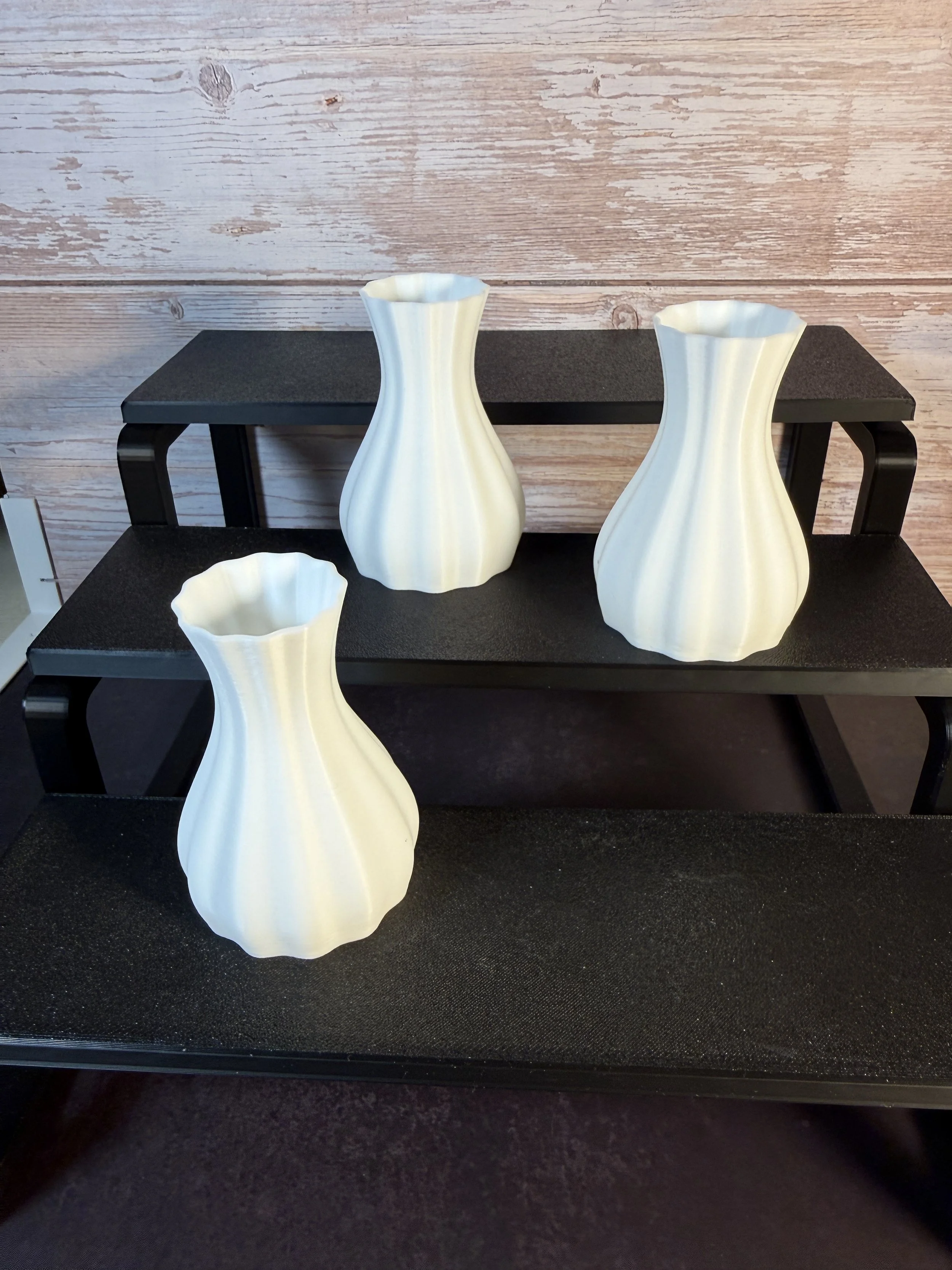 Small Straight-Rib Bud Vases