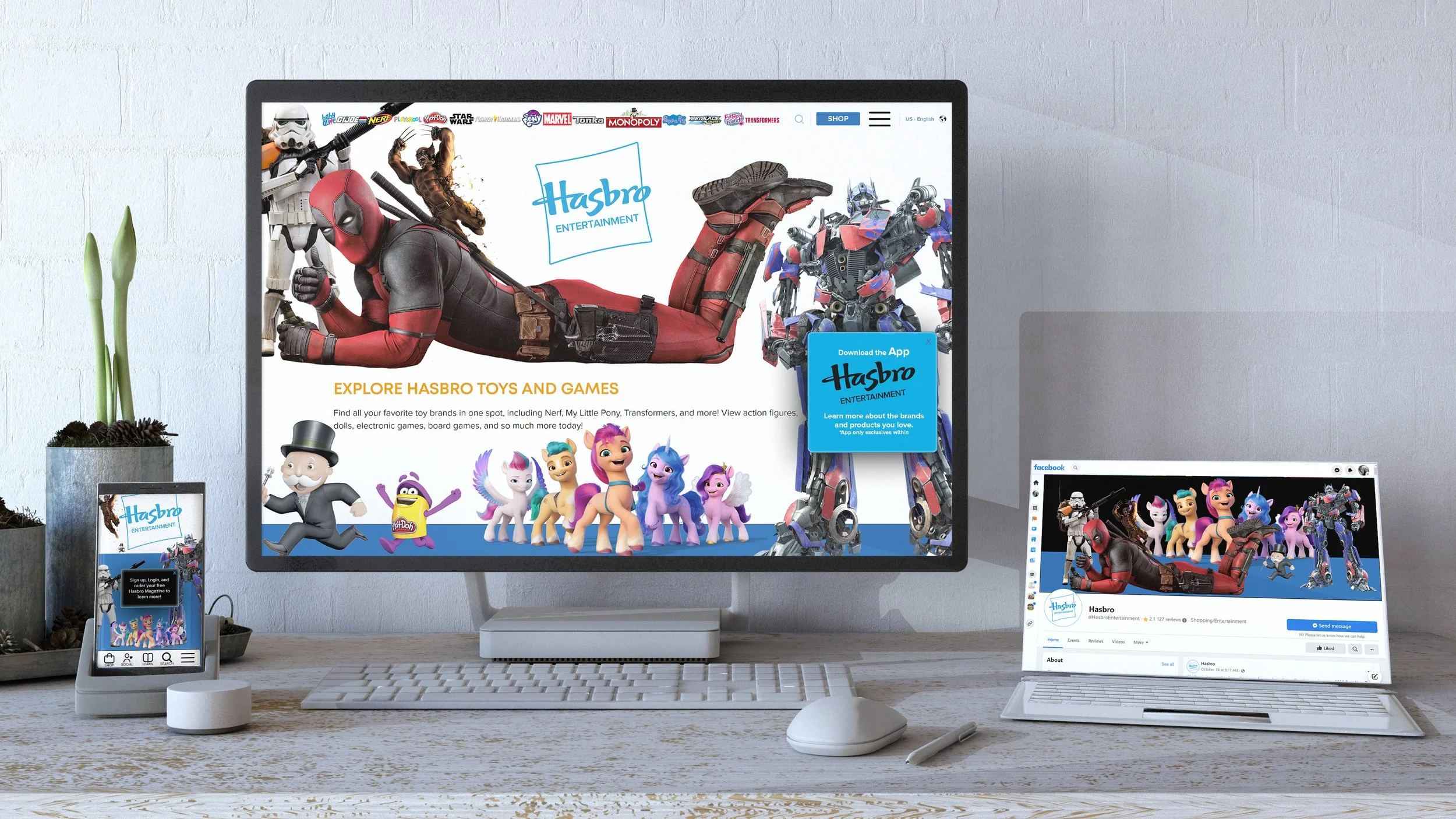 Hasbro Digital Rebrand