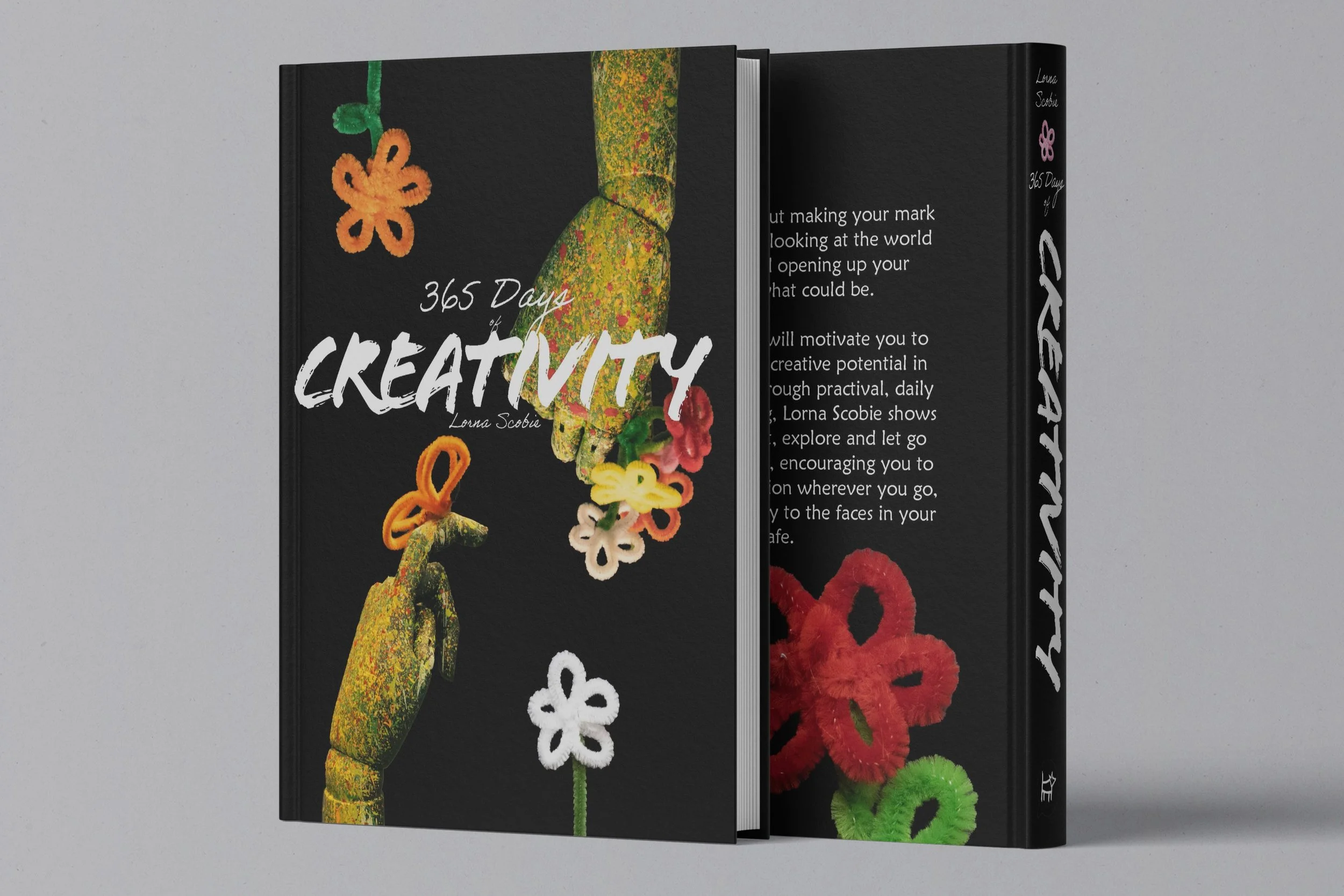 365 Days of Creativity Book Cover Design