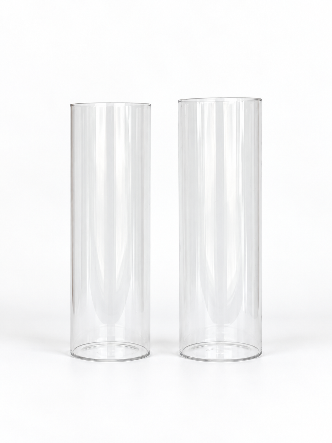 Tall Glass Cylinder Vase