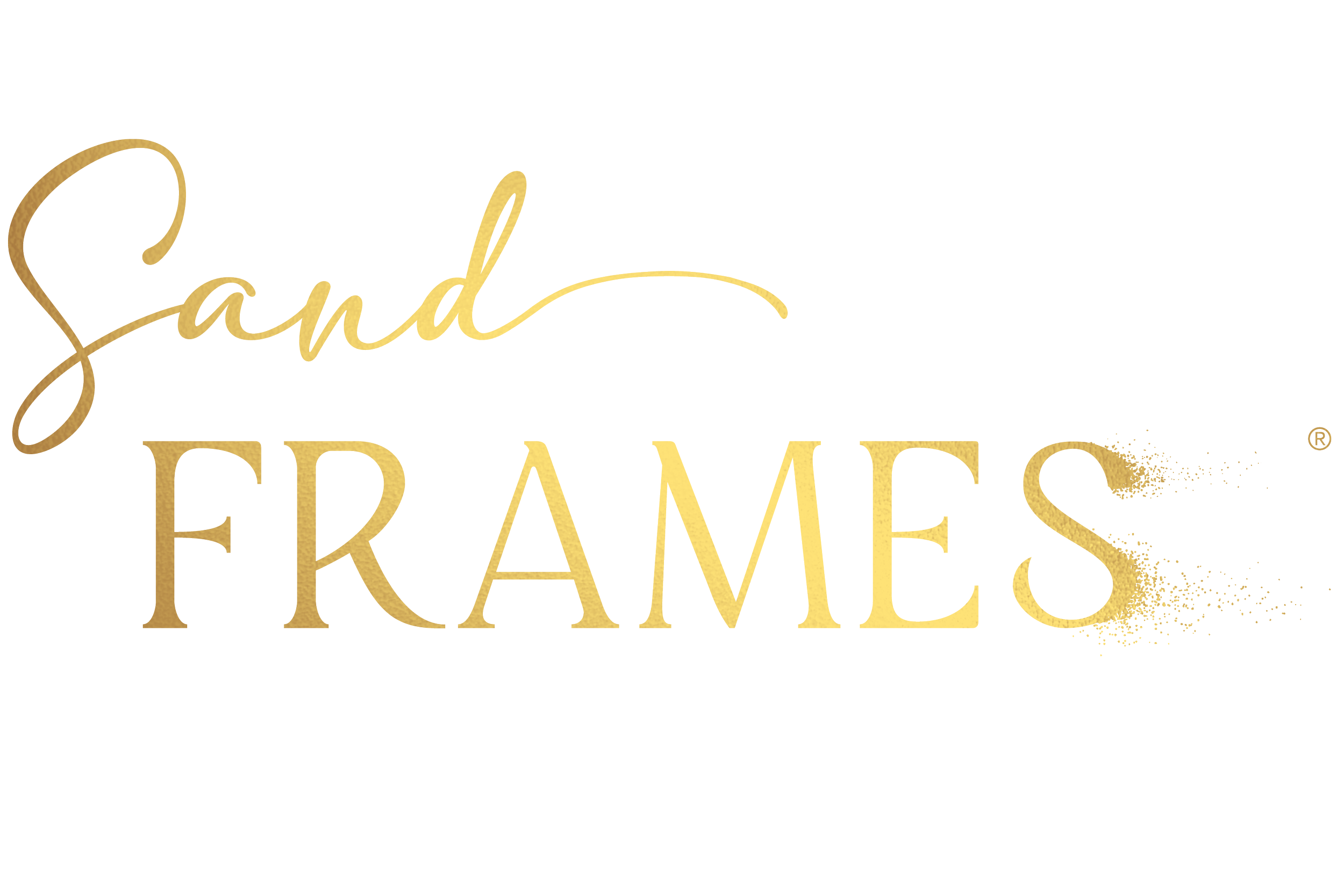 Logo Sand Frames spettacolo originale depositato sul cinema una produzione di Chimera Creative e Nadia Pretto sand artist