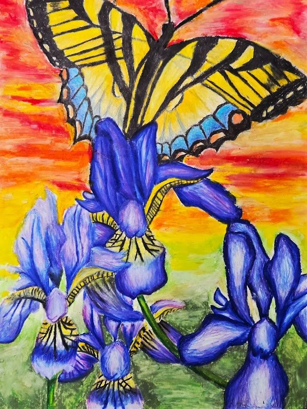 KatelynJustin_11_ButterflyBallet_OilPastel1_14x12in_$200.jpg