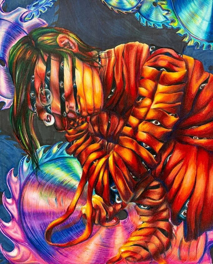 MaddieCho_17_Sharp-Tongued_coloredPencil_19x22in_$400.jpg.jpg