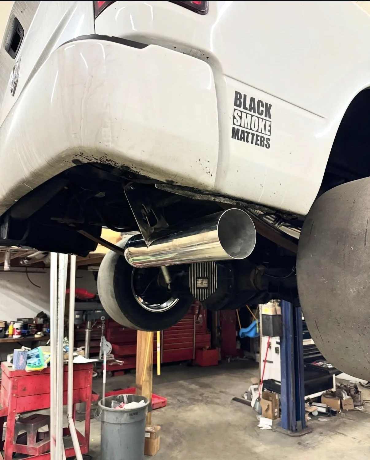Custom built exhaust
