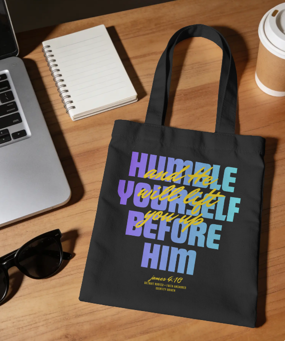 Humbled Canvas Tote Bag