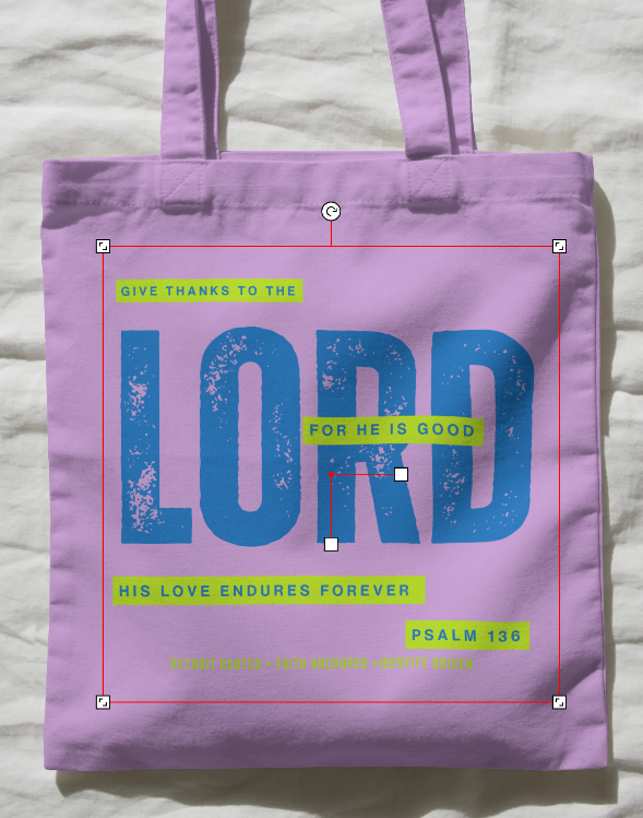 Give Thanks Canvas Tote Bag
