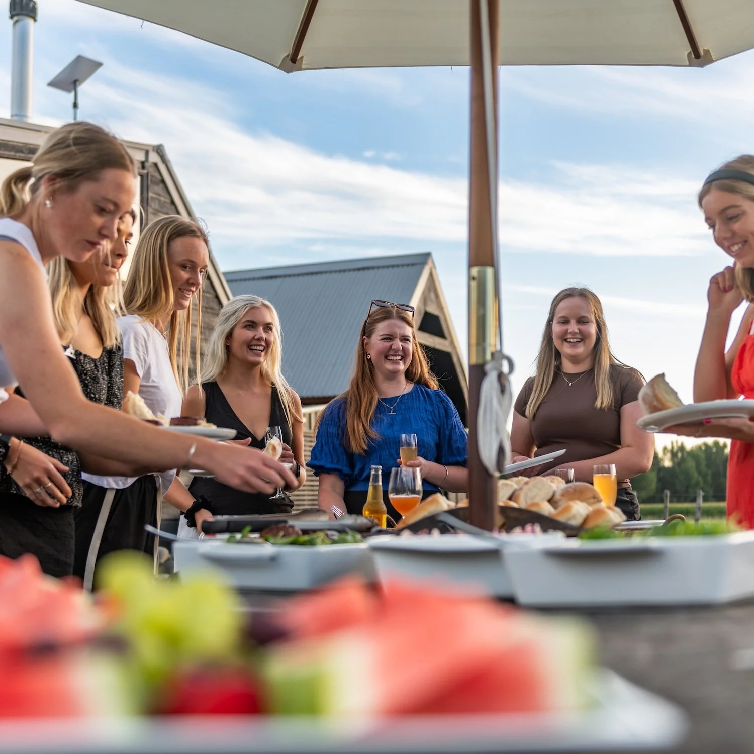 Rathmoy Lodge BBQ dinner at Riverside Lodge