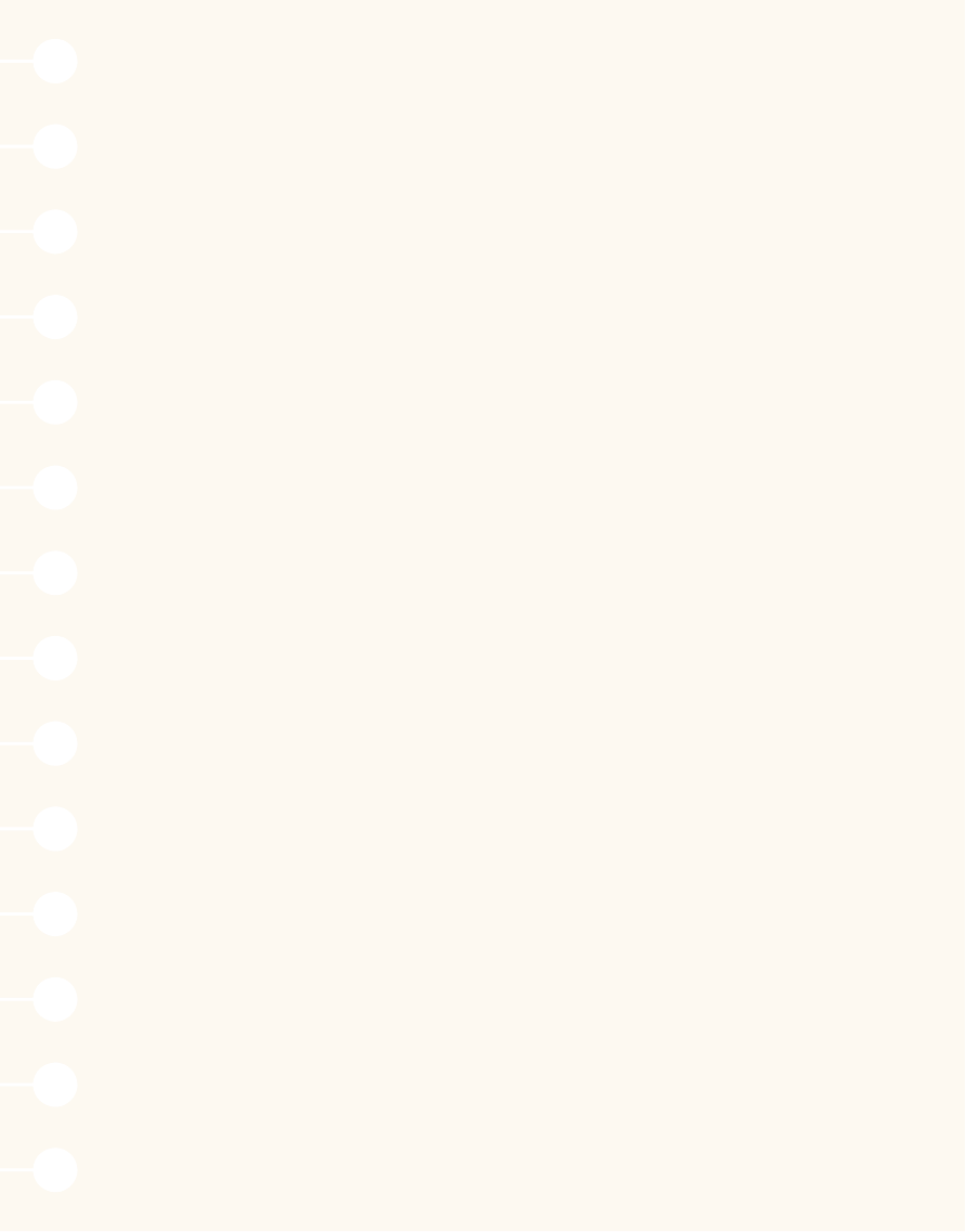 A blank lined notebook page with black spiral binding on the left side.