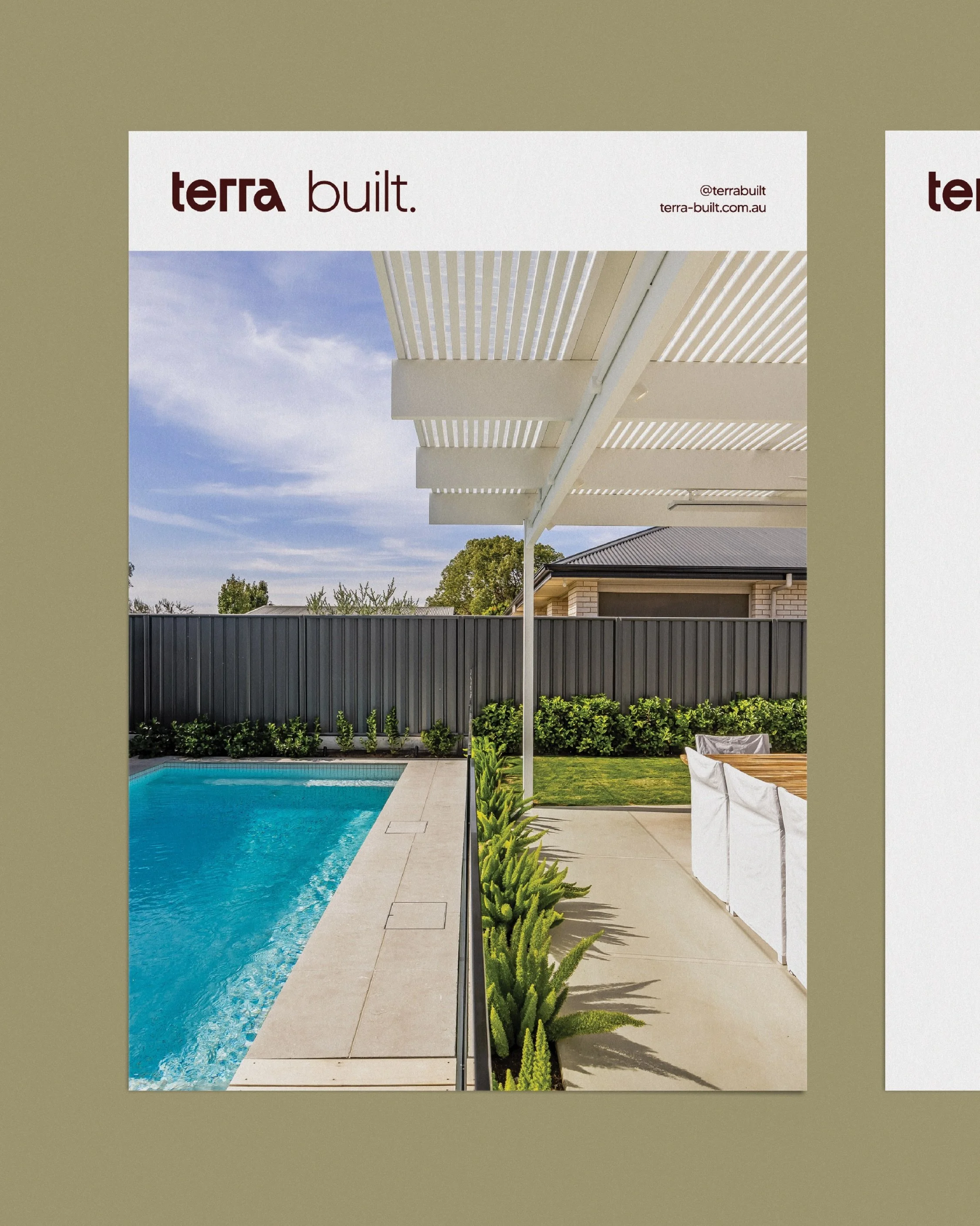 Beyond the logo, @terra_built&rsquo;s brand was developed as a complete visual language designed to support the business as it grows.

Drawing from the architectural qualities of the logo, the broader identity system embraces structure, balance and s