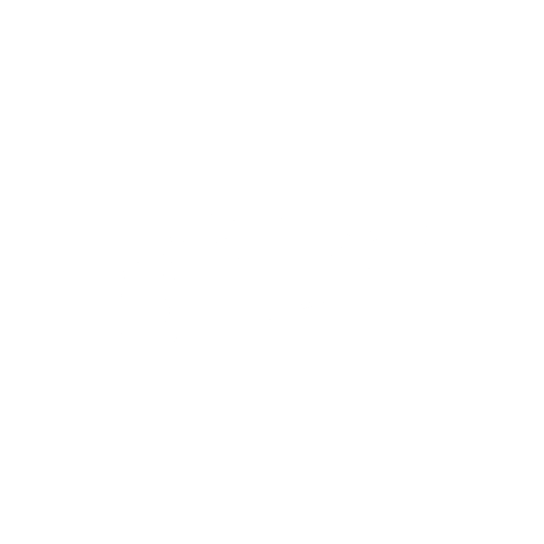 Black background with a white outline of a wood log.