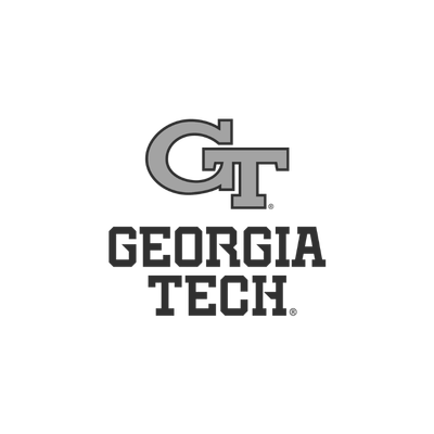 Georgia Tech logo with the letters 'GT' above the text 'Georgia Tech' in black and gray.