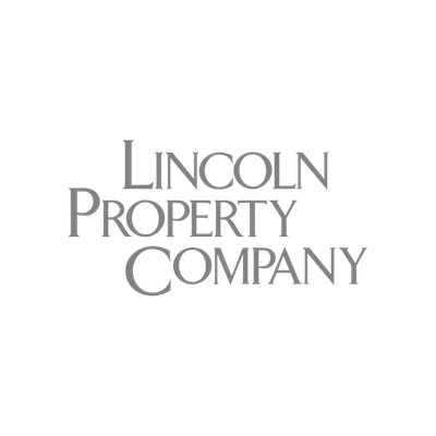 Lincoln Property Company logo with text in black on a white background.