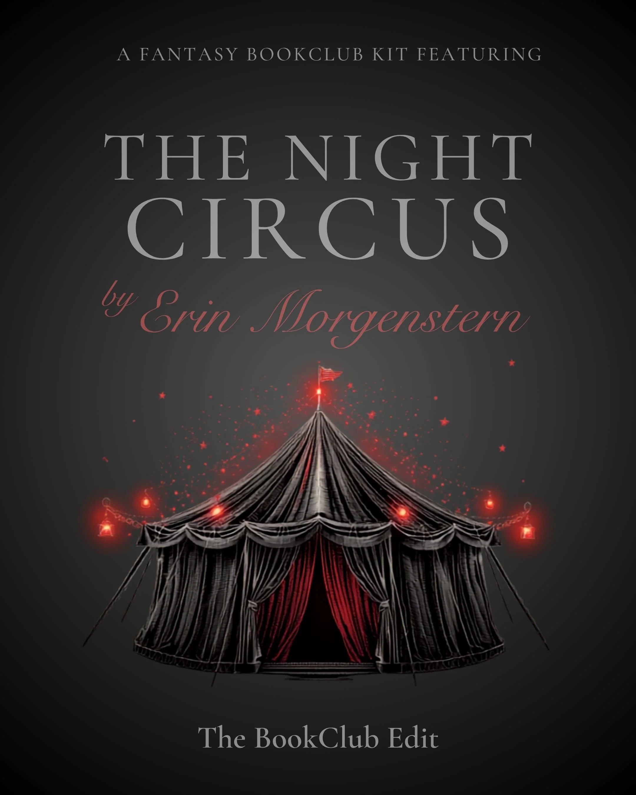 For the book club that wants to disappear into another world. This kit turns your living room into Celia and Marco's circus — black candles, crimson accents, and a signature Reveur cocktail in hand. Includes discussion guide, recipe cards, grocery li