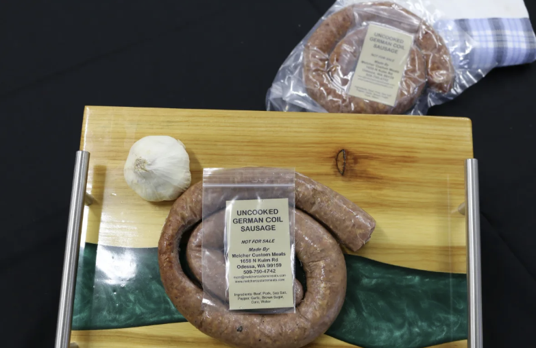 German Sausage Coiled: Priced Per Package (approximately 1lb)