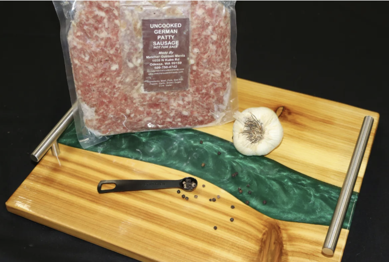 No Casing Non-Smoked German Sausage - Price Per Package (approximately 1 lb)