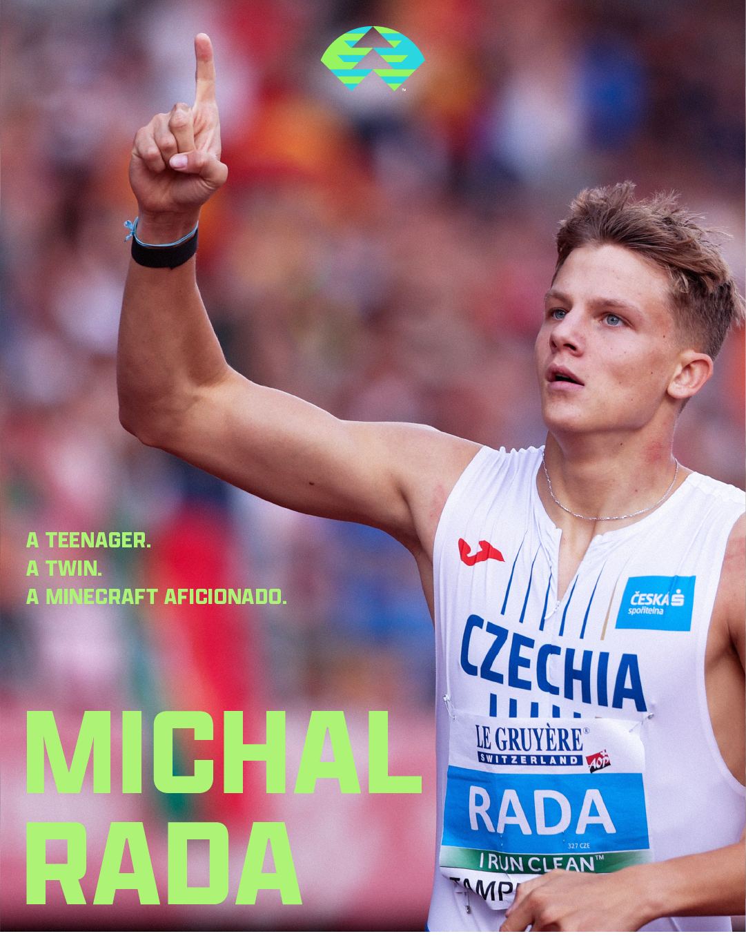 Athlete Feature: How Minecraft and a twin sister helped Czech hurdler Michal Rada overcome stress in pursuit of record-breaking times