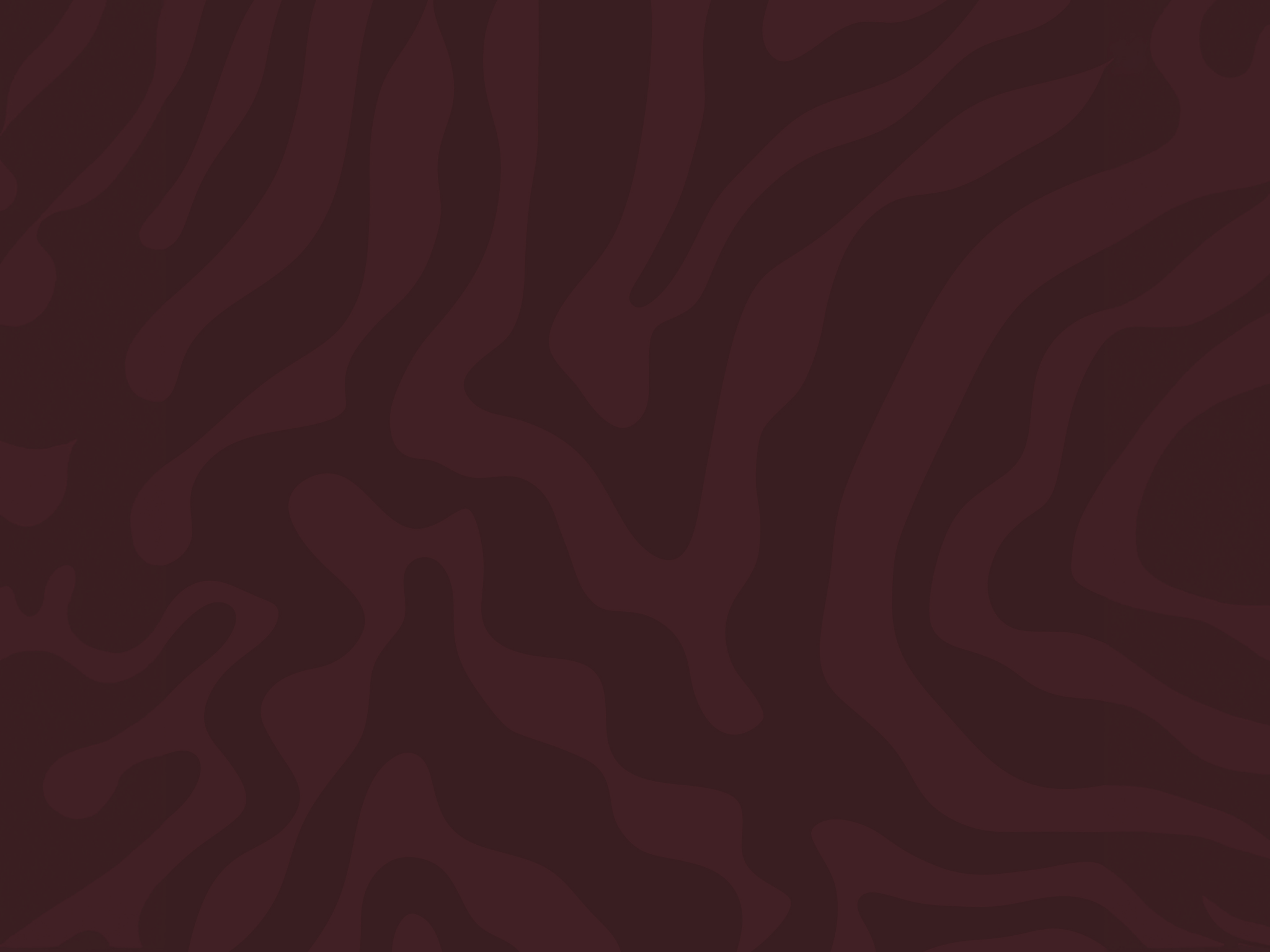 A dark background with a subtle red pattern resembling animal print or abstract lines.