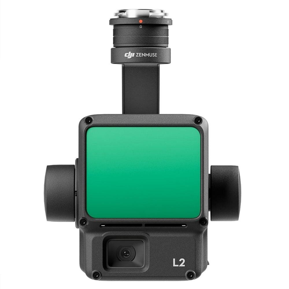 A robotic camera system with a square camera at the front, two large side wheels, and an adjustable mount with a mounted camera labeled 'DJI Zenmuse' at the top.