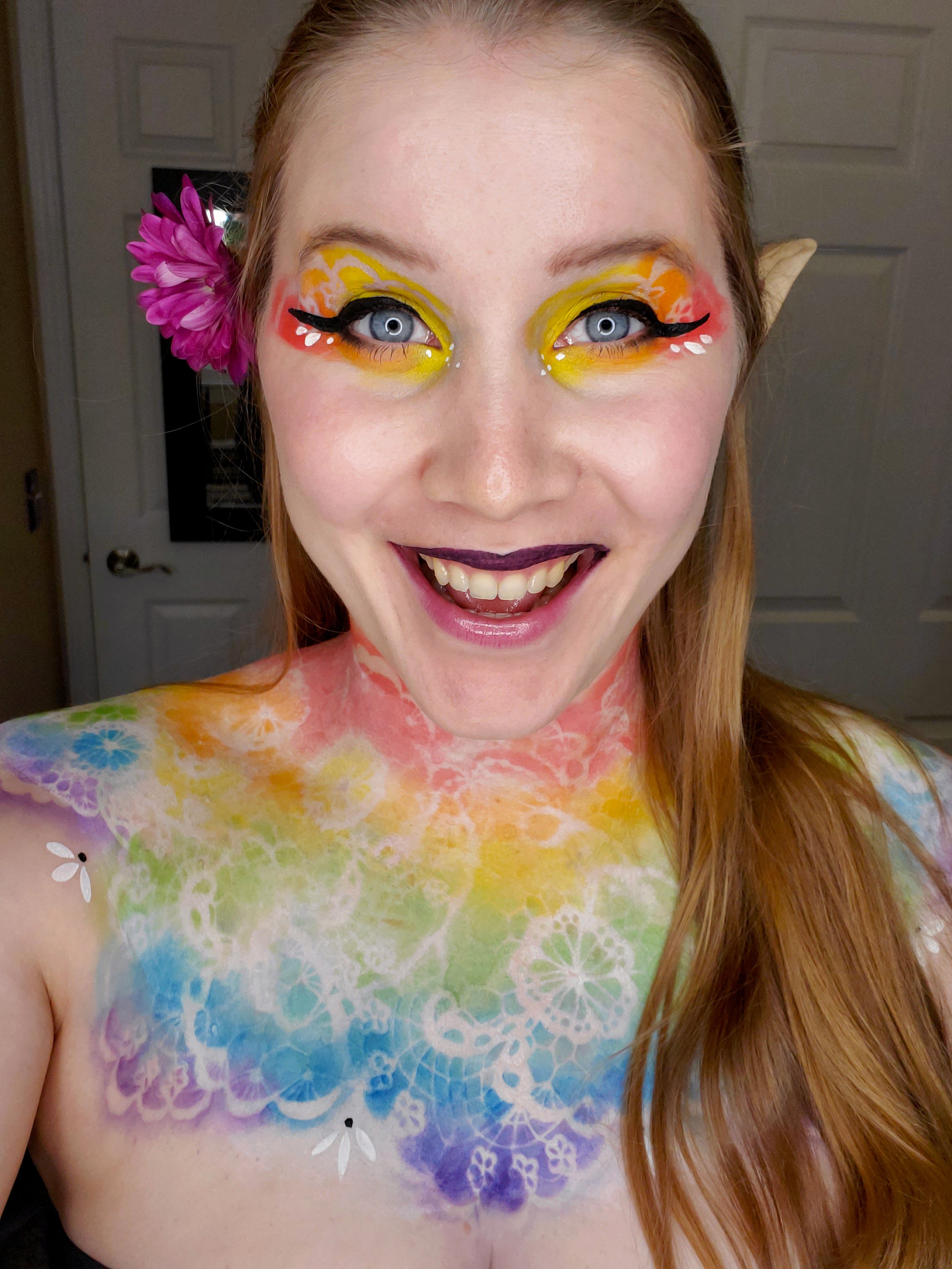 rainbow lacey sfx makeup special effects makeup witte artistry