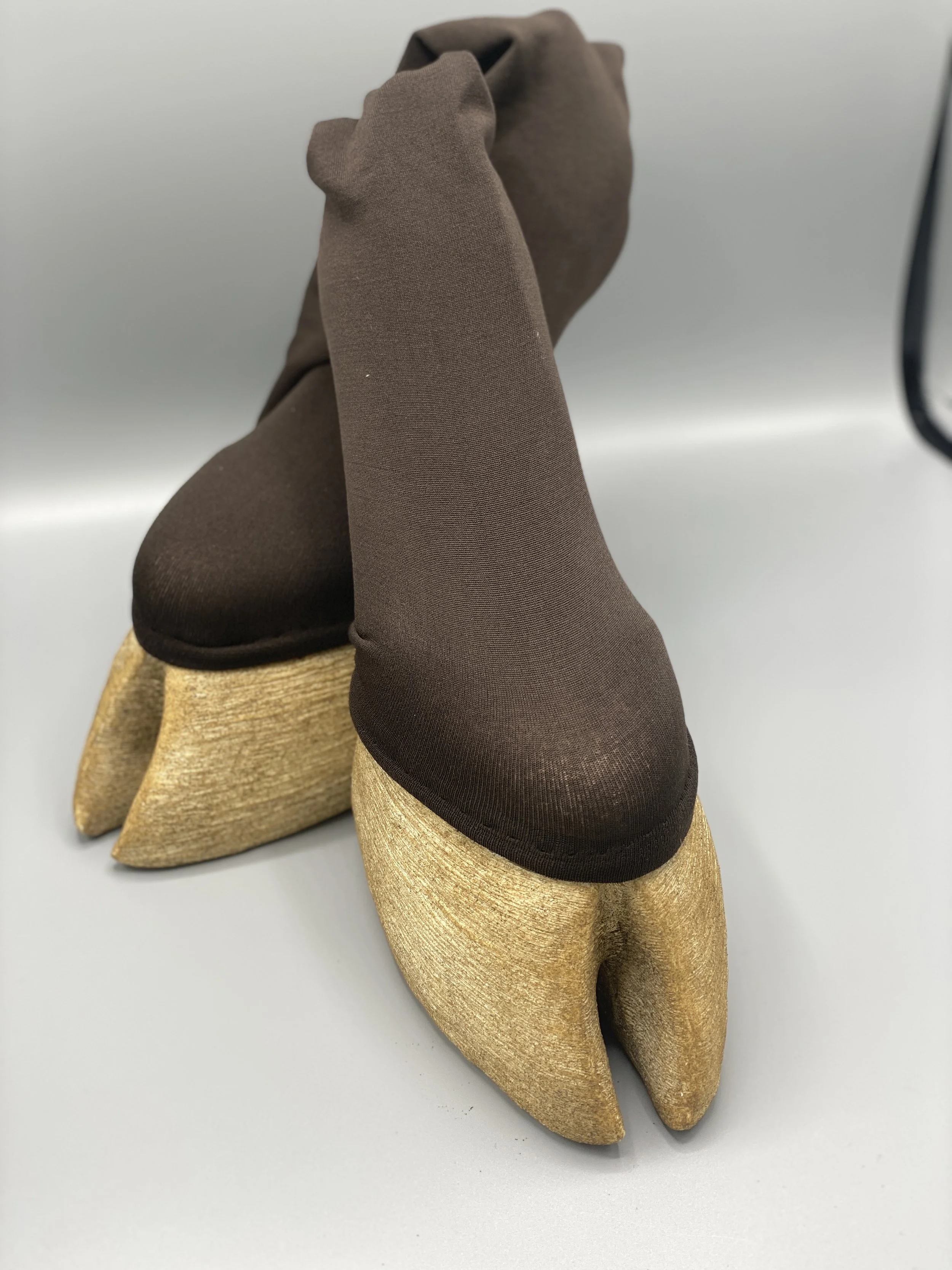 cloven hoof shoes cosplay shoes halloween costume 2 toes satyr