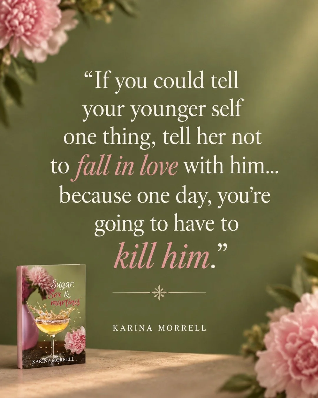 💕 What if the love you once dreamed of became the very thing you wished you could escape?

*Sugar, Sex &amp; Martinis* by Karina Morrell is serving romance, unexpected twists, and a little suspense that will leave you wanting to know more! 🍸🌸

Som