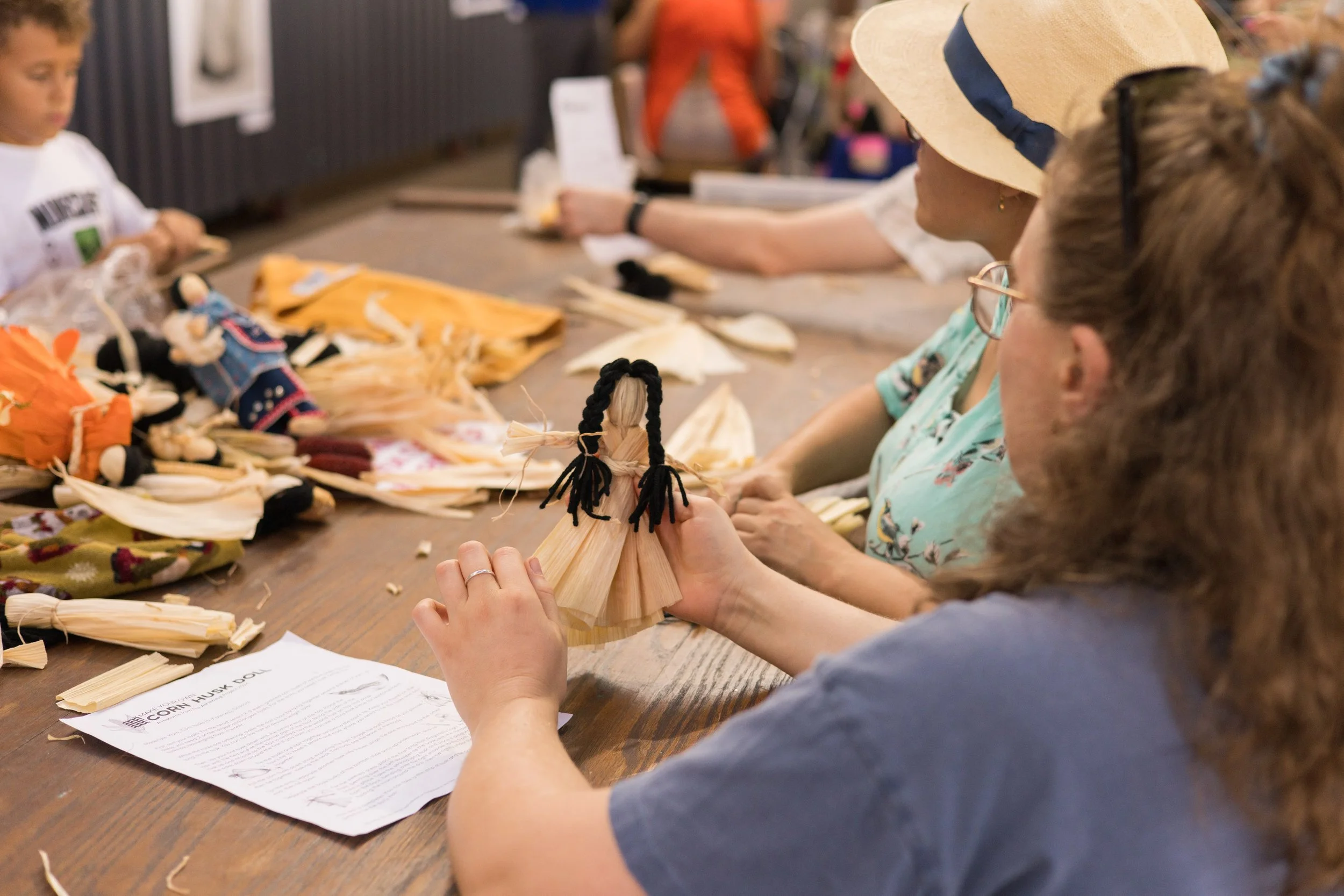 Maker Space: Corn Husk Dolls