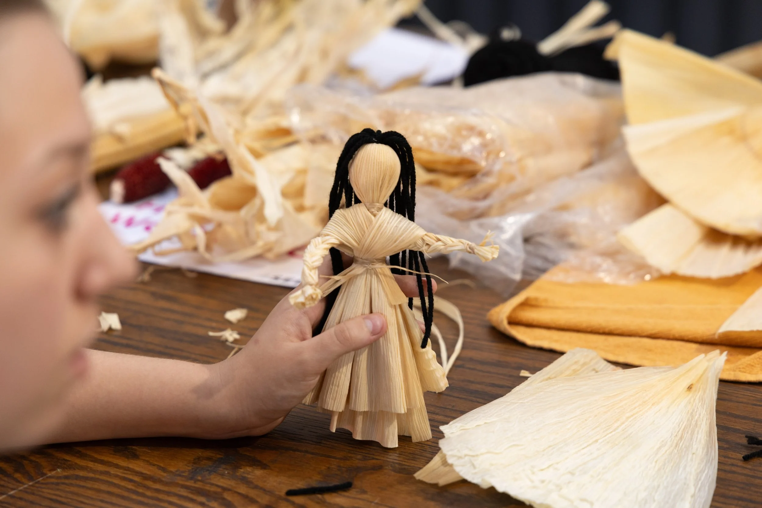 Maker Space: Corn Husk Dolls