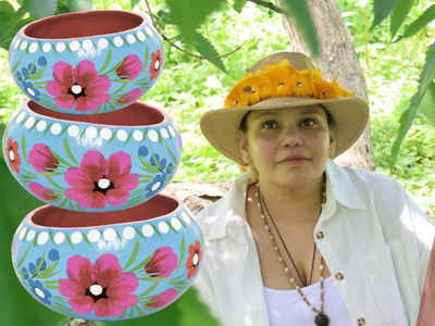 Maker Space: Painting the Higüera (Gourd)