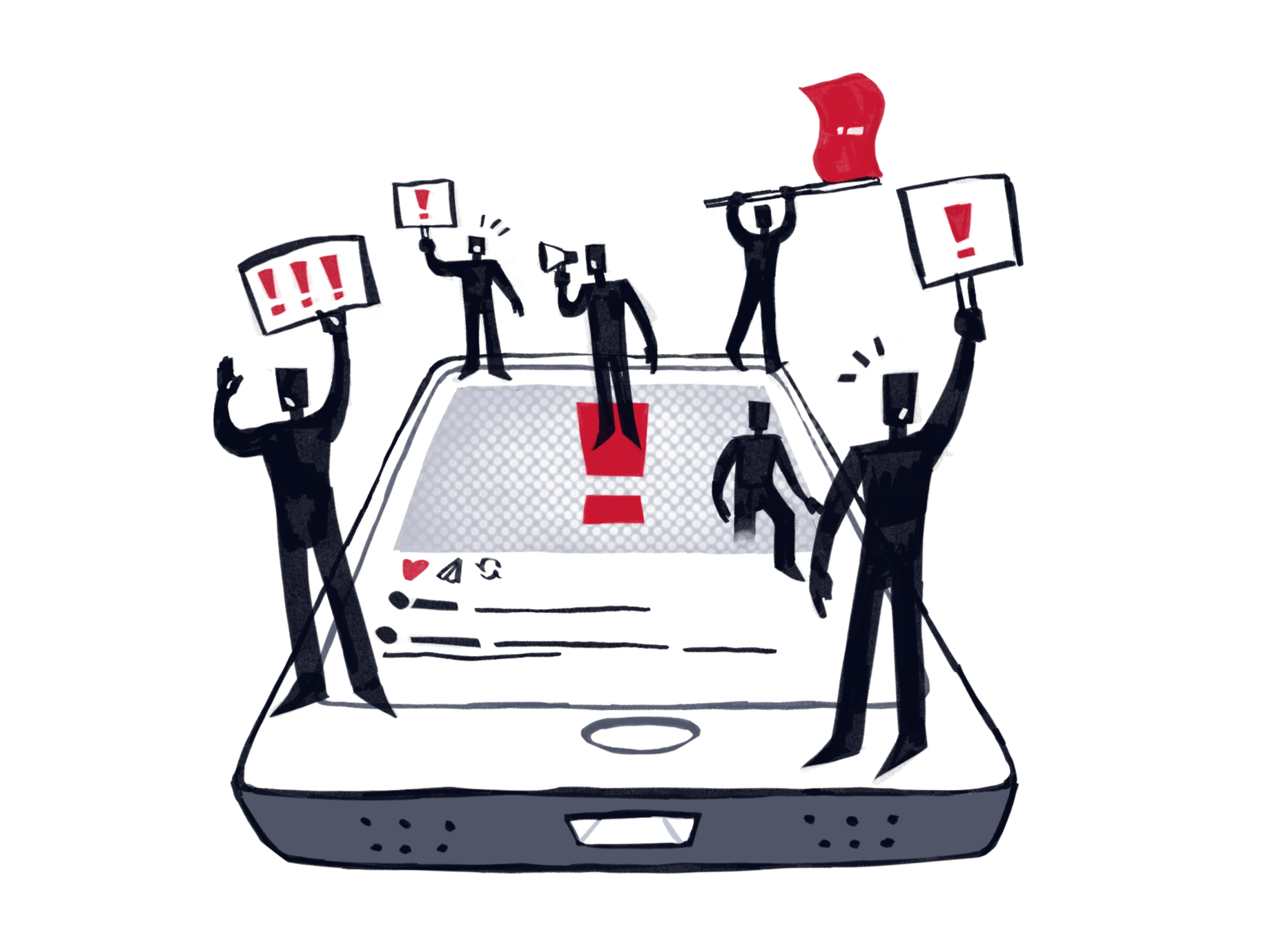 Gen Z Social Media Movements graphic for The Aragon Outlook. 