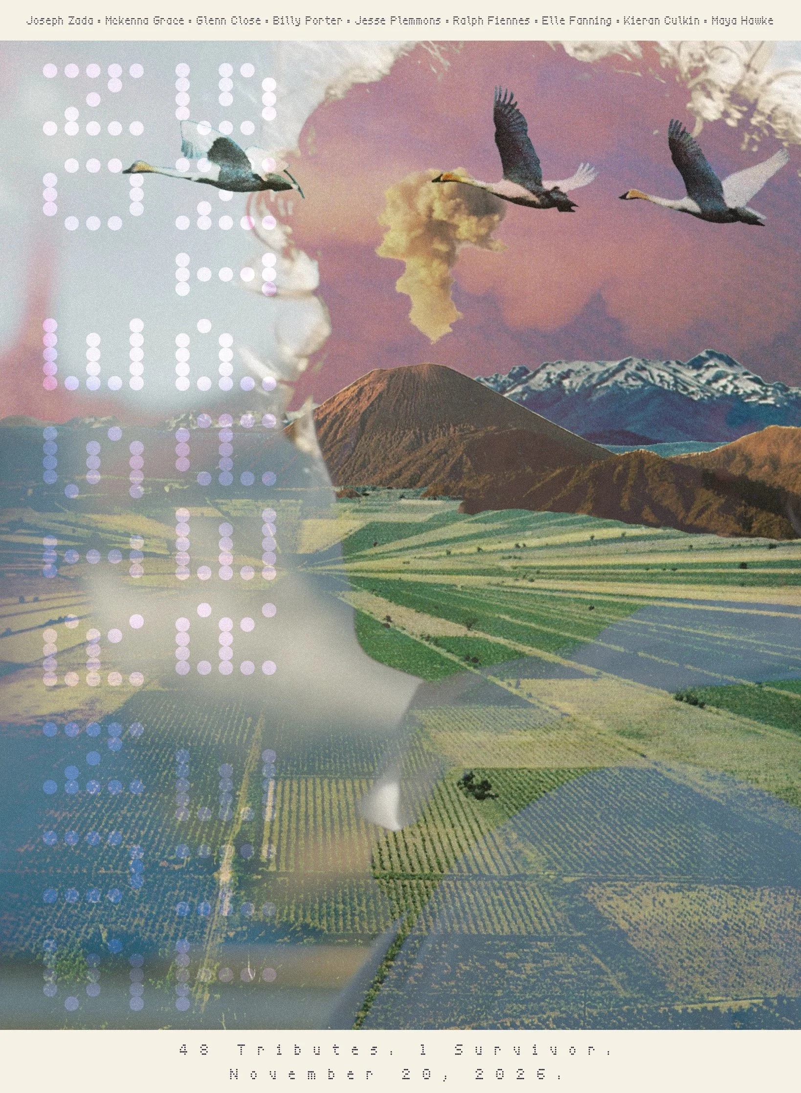 Alternate Sunrise on the Reaping poster design. (2026)