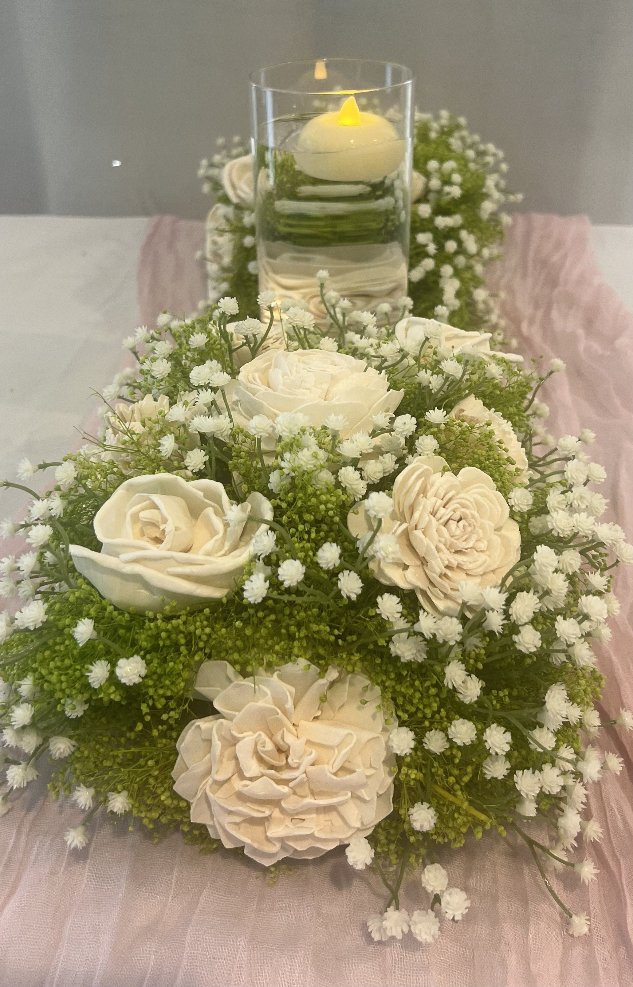 Wooden Flower Centerpieces