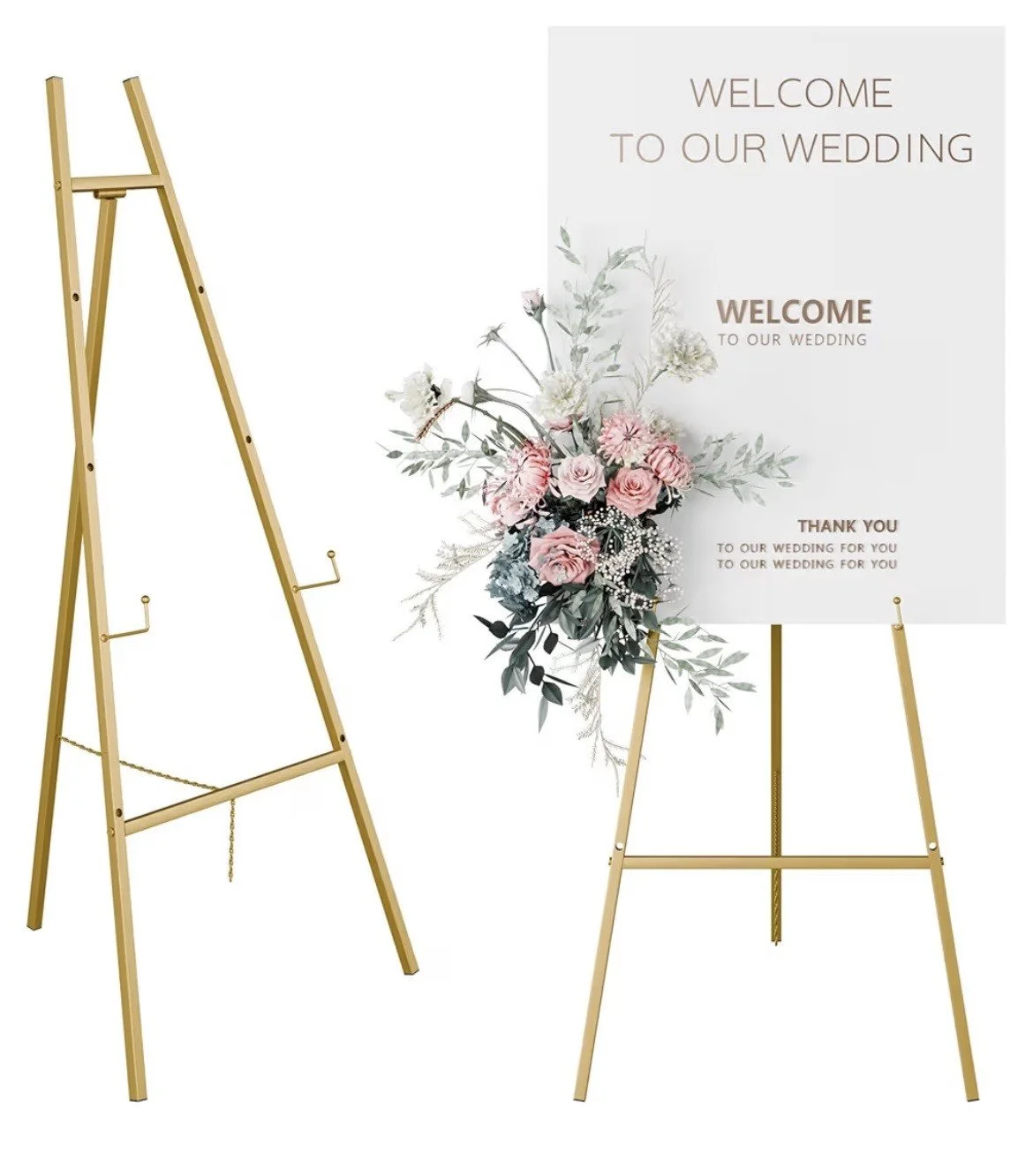 Gold Metal Easel
