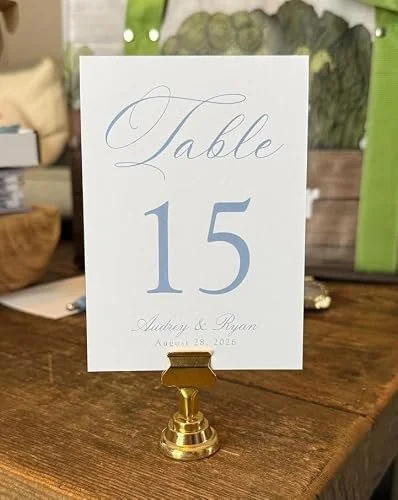 Small Gold Table Card Holders