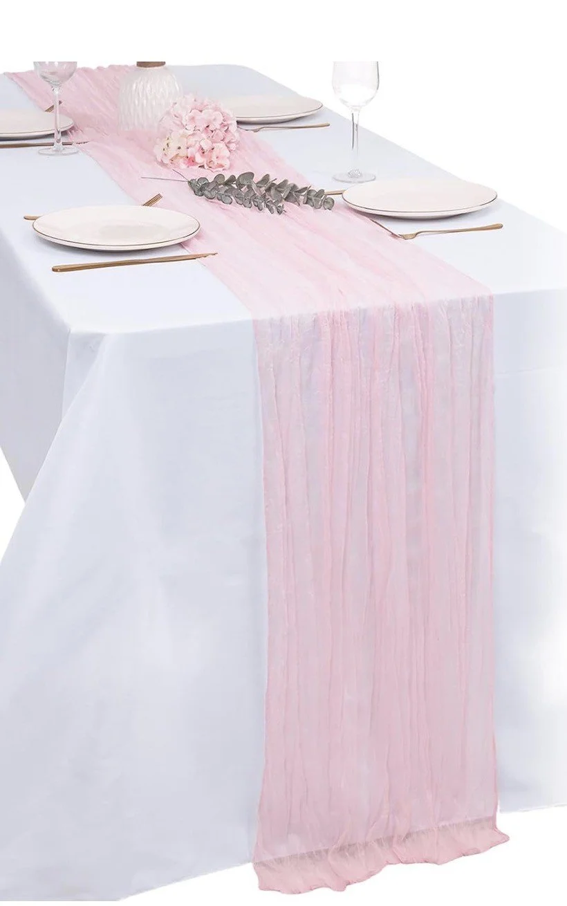Pink Table Runner