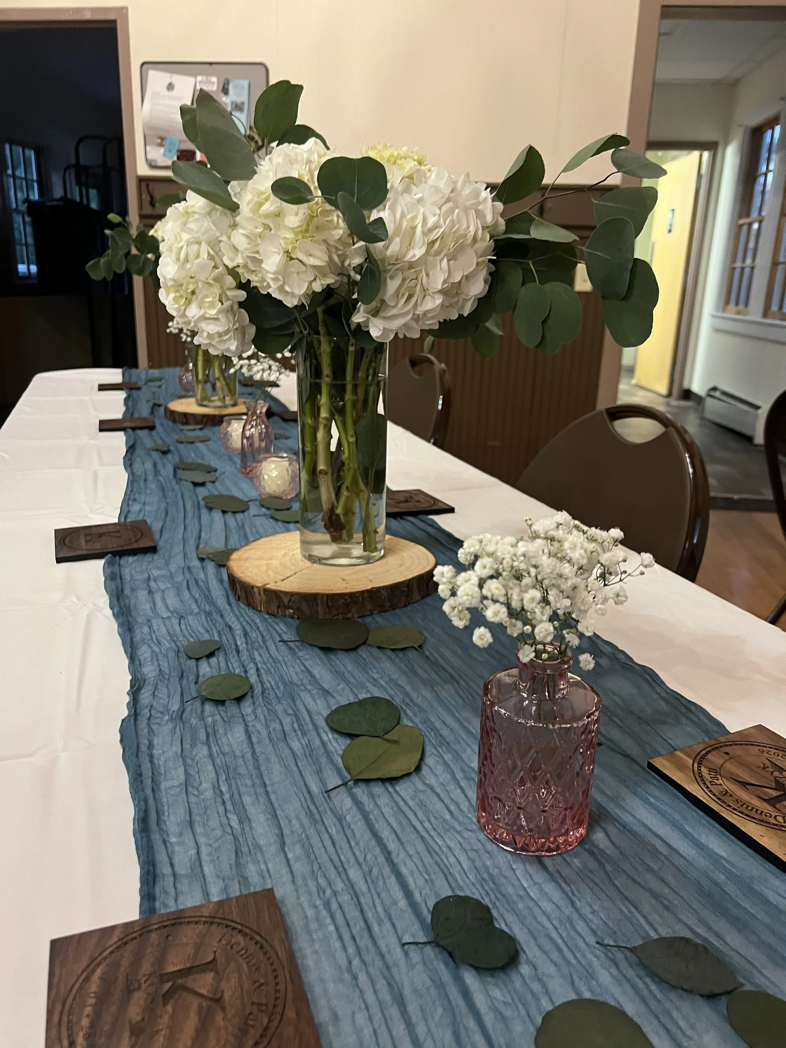 Teal Table Runner