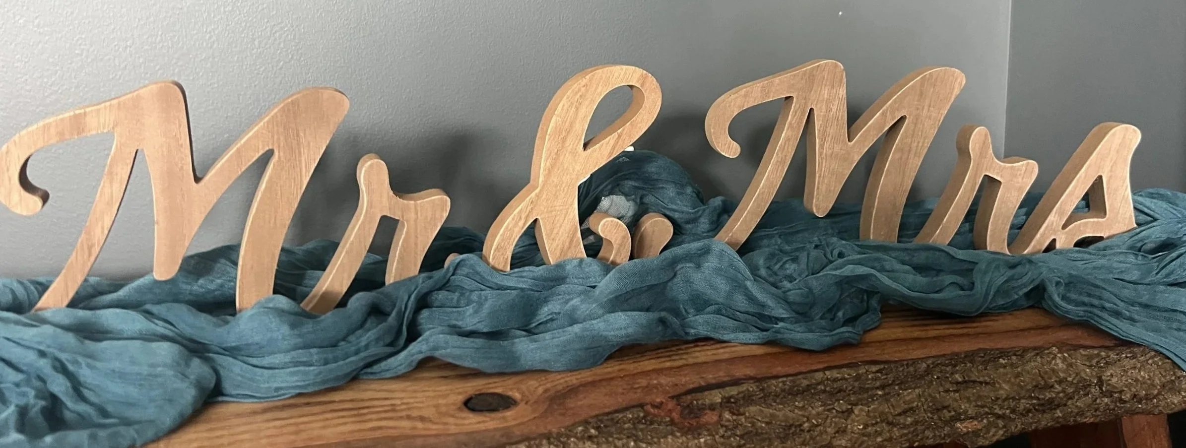 Wooden Mr. & Mrs. Sign