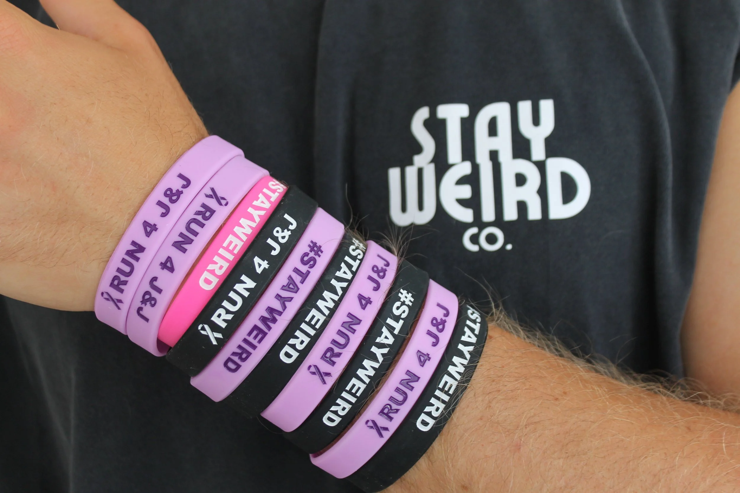 100 Miles x STAY WEIRD Wristband
